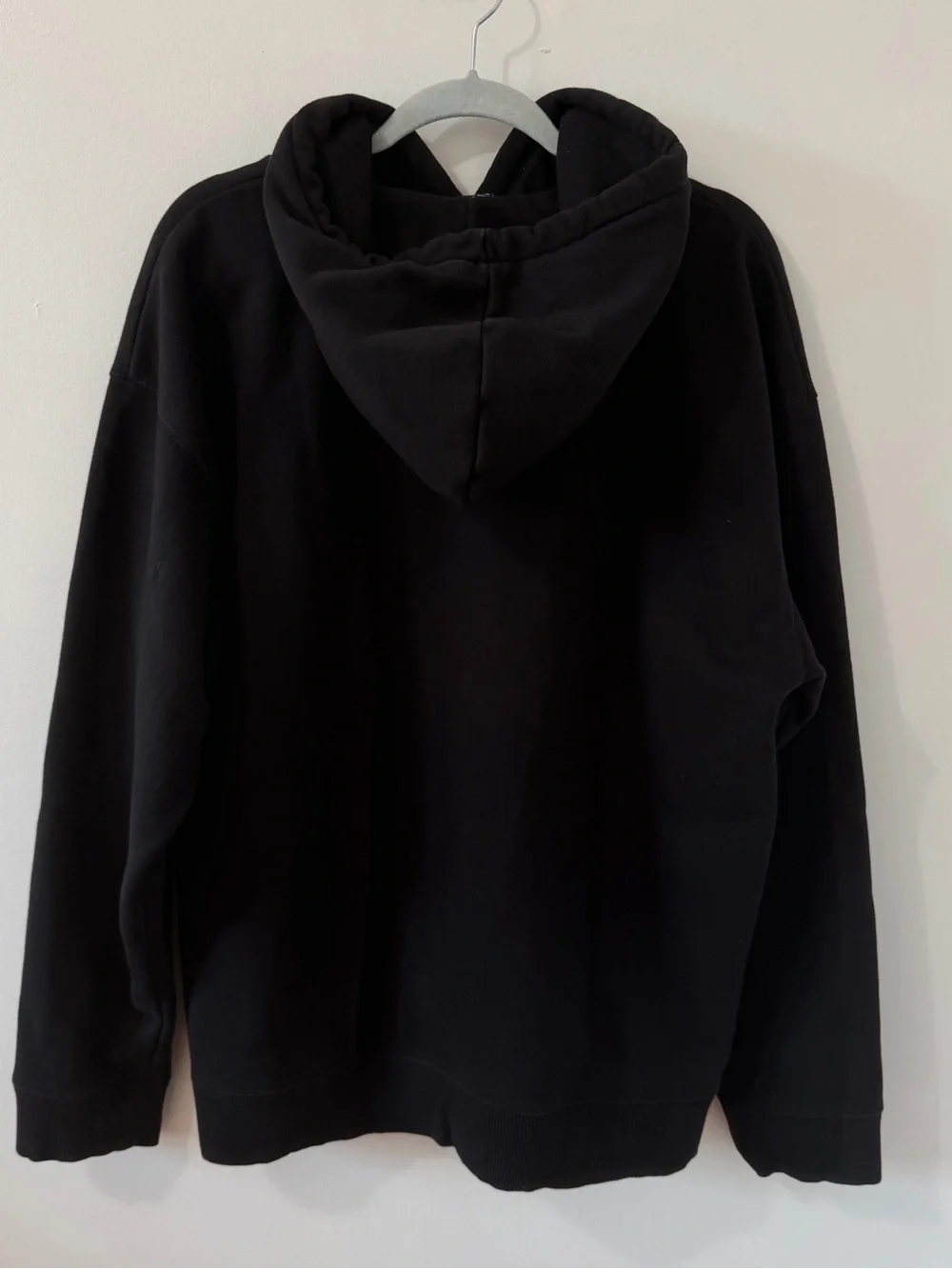 The North Face - Heavyweight Black Pullover Hoodie with Chest Logo